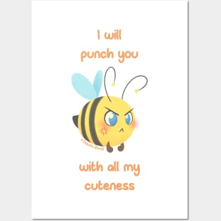 Chubbees - I will punch you with all my cuteness Posters and Art